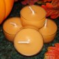 Four Soy Tealight Candles - Pumpkin Pie Holiday Fragrance