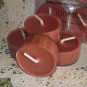 Four Soy Tealight Candles - Cinnamon Holiday Fragrance