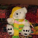 White Plush Bear with Custom Outfit
