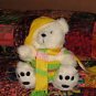 White Plush Bear with Custom Outfit