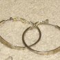 Costume Jewelry Silvertone Hoop Earrings for Pierced Ears