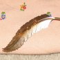 Vintage Costume Jewelry Goldtone 3" Leaf Pin