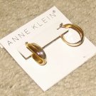 Costume Jewelry Anne Klein Goldtone Hoop Earrings for Pierced Ears