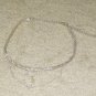 Vintage Costume Jewelry 18" Silvertone Necklace