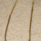 Vintage Costume Jewelry 18" Goldtone with Rhinestones Necklace