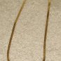 Vintage Costume Jewelry 18" Goldtone with Rhinestones Necklace