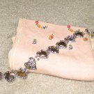 Vintage Costume Jewelry Silvertone Bracelet with Silver Hearts