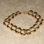 Vintage Costume Jewelry 17" Goldtone Large Links Necklace