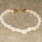 Vintage Costume Jewelry Cream Rope Choker