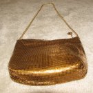 Ladies Vintage late 70's Gold Metallic Evening Purse