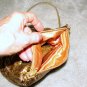 Ladies Vintage late 70's Gold Metallic Evening Purse