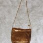Ladies Vintage late 70's Gold Metallic Evening Purse