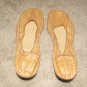 Vintage Ladies Gold Lame Soft Sided Flats size 7M