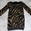 Vintage 70's Black Gold Short Dress Clubwear