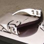 New 2015 DG102 White, Silver Fashion Sunglasses FREE SHIPPING