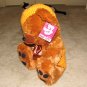 Plush Honey Brown Bear 16" Teddy Bear w Custom Crocheted Outfit