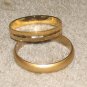 Vintage Costume Jewelry 2 Goldtone Bangle Bracelets - small lot