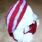 Plush Baby Blue 20" Teddy Bear w Custom Crocheted Outfit