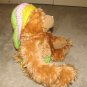 Plush Honey 20" Teddy Bear w Custom Crocheted Outfit