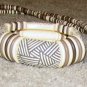 Vintage Costume Jewelry Double Strand Bead Necklace w Matching Bracelet