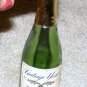 Vintage 1970's Green Glass Avon Mini Champagne Bottle