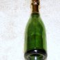 Vintage 1970's Green Glass Avon Mini Champagne Bottle