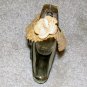 Vintage 1970's Glass 4" Donkey w Straw Hat Collectible Avon Bottle