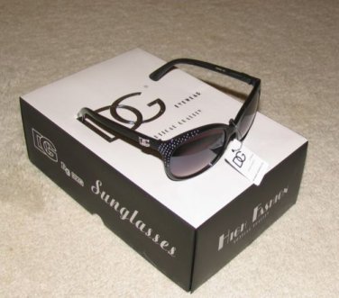 Black with Tiny Silver studs NEW 2014 DG1238 Fashion Sunglasses FREE SHIPPING!