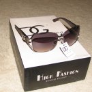 Fashion Sunglasses NEW 2015 DG1260 Ladies Dark Brown with Gold FREE SHIPPING!