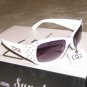 NEW 2015 NEW White & Silver Studs DG61 Ladies Fashion Sunglasses FREE SHIPPING!