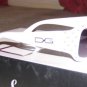 NEW 2015 NEW White & Silver Studs DG61 Ladies Fashion Sunglasses FREE SHIPPING!
