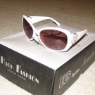 Fashion Sunglasses NEW 2015 DG441 Ladies White with Silver FREE SHIPPING!