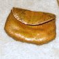 Ladies Vintage 1970's Gold Metallic Lined Evening Bag & Matching Coin Purse