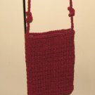 1970's Crocheted Ladies Vintage  Fully Lined Small Evening Purse