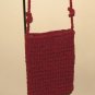 1970's Crocheted Ladies Vintage Fully Lined Small Evening Purse