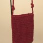 1970's Crocheted Ladies Vintage Fully Lined Small Evening Purse