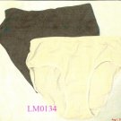 Womens Lingerie 2 Pr Panties Black&Nude Plus Size 8