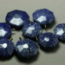 Natural / Untreated Lapis Lazuli Pendant Necklace with pyrite and calcite