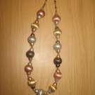 4 color metal balls necklace (£12.00)