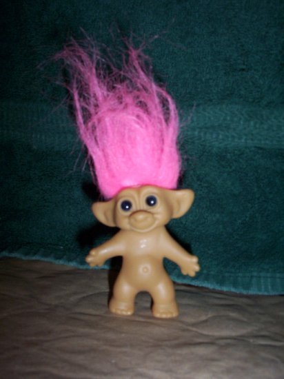 pink hair troll