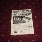 1970 Abarth Exhaust Systems ad