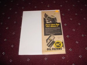 1946 AC Oil Filter ad