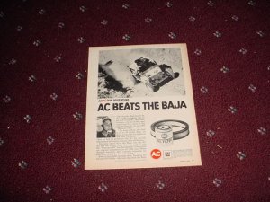 1970 AC Oil Filter ad