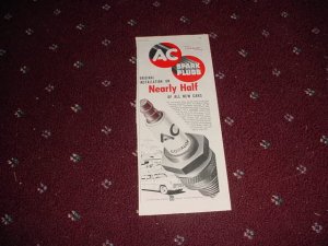 1952 AC Spark Plug ad #1