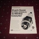 1966 AC Spark Plug ad