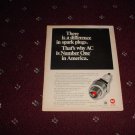 1967 AC Spark Plug ad