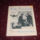 1929 Denatured Alcohol Antifreeze ad