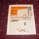 1929 Alemite Lubricant ad