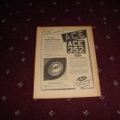 1955 Ace Number Plate ad from Great Britain