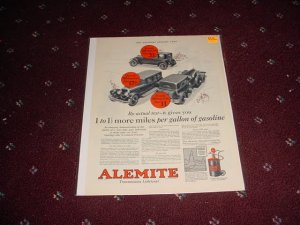 1926 Alemite Lubricant ad